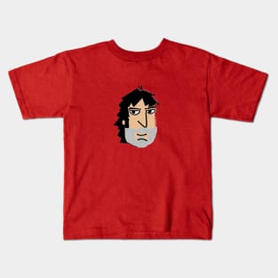 Bearded face Kids T-Shirt